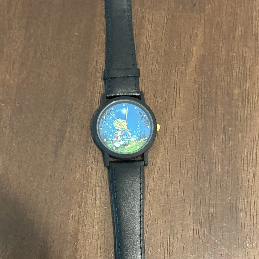 Vintage Disney's Jiminy Cricket “Think Environmentality” Watch New!